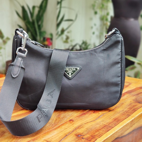 Prada Handbags - Prada readdition 2000 Cloth handbag